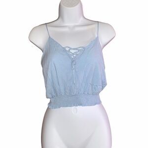 SKy and Sparrow Adjustable Cami Crop Top Size S